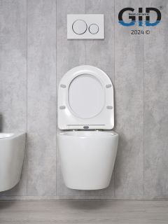 Унитаз подвесной Gid Tr2198 61107Y белый 49x36x35.5